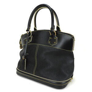 Louis Vuitton Black Suhali Lockit handbag Noir